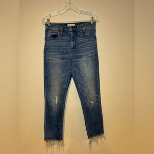 Madewell The High-Rise Slim Crop Boyjean Jeans Women’s Size 25